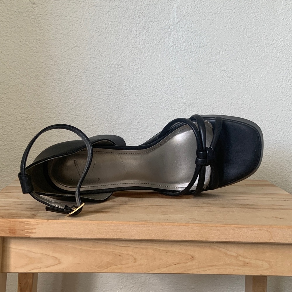 WORTHINGTON Ellsworth Slingback Chunky Heel Platform Black 7.5 - Picture 7 of 13